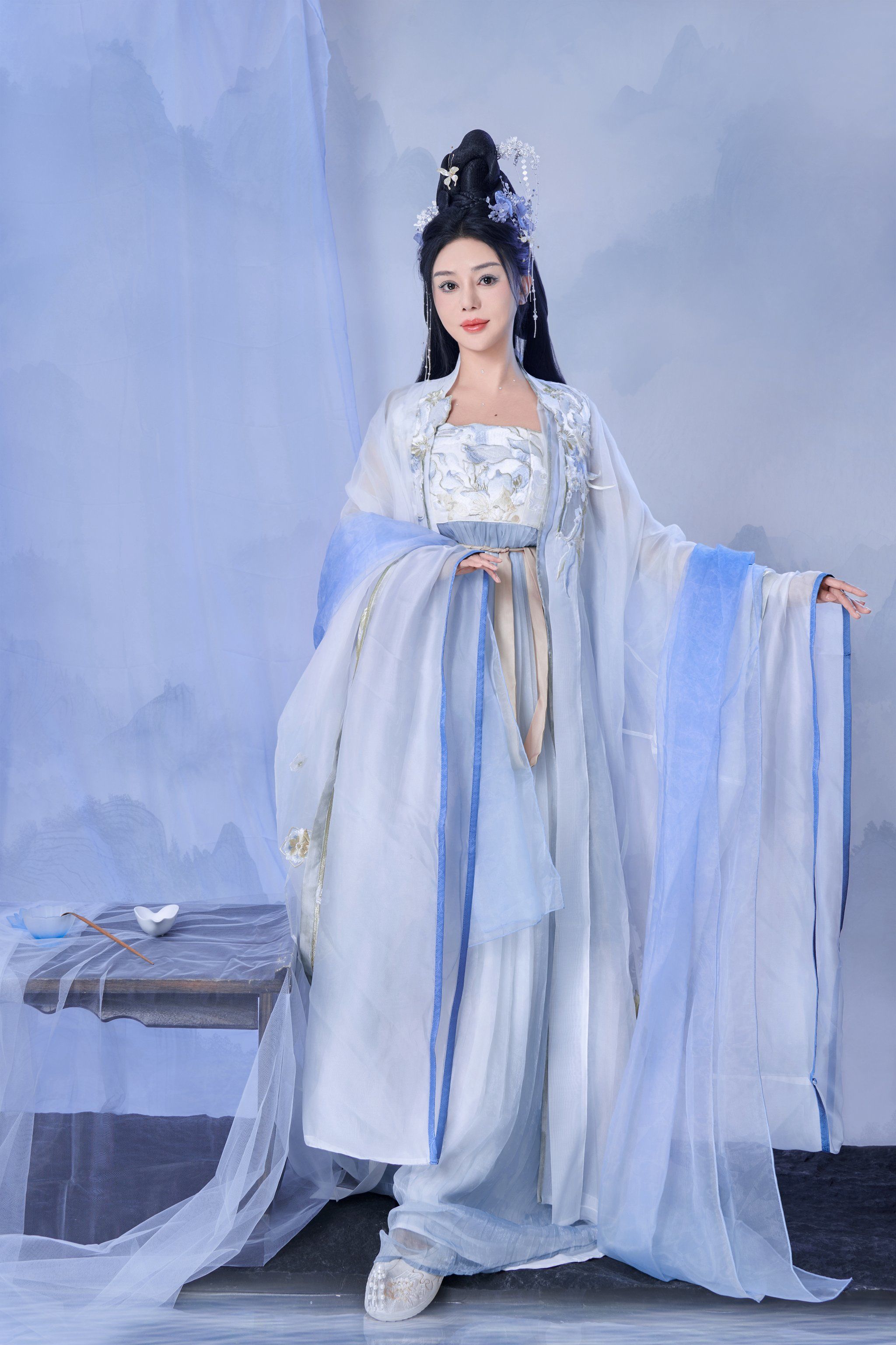 别太离谱!蓝色古风也可以这么美!