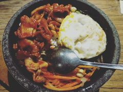 五花肉石锅拌饭-花腰餐吧Bistro烧烤 傣味(传媒大学店)
