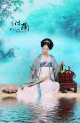-后宫·古装汉服京剧儿童亲子全家福摄影