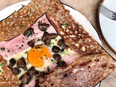 鸡蛋蘑菇熏肉荞麦可丽饼-RAC BAR(安福路店)