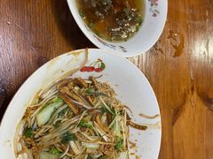 肉丝拌川加荷包蛋-小狗面馆(河东路店)