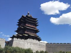 -城墙带状公园-大同古城墙广场停车场