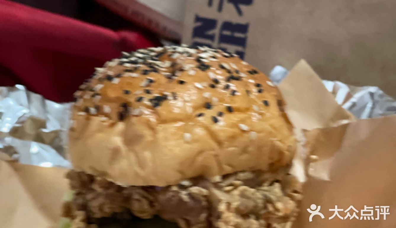 真材实料的美式汉堡