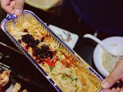 锡纸金针菇-黑门烤肉