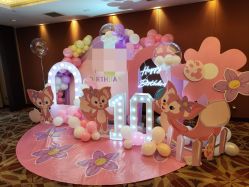 -11 Baby百日宴生日气球创意布置