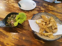 炸鸡皮-百步拉面