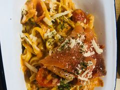 三文鱼罗勒番茄扁面-HELLO 27 意面·沙拉·帕尼尼