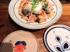 蘑菇培根温泉蛋长意面-幸邻食堂