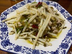 太湖芦苇根炒肉丝-呼吸森林·生态农庄农家乐私房菜