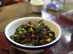 小炒黄牛肉-老山村酒楼(白石洲店)