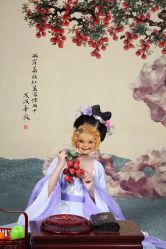 -后宫·古装汉服京剧儿童亲子全家福摄影