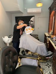 -595barbershop美式油头