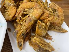 咸蛋黄焗虾-常家活海鲜小吃(仅一家无分店)