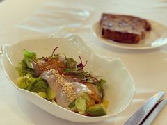 皇帝鱼沙拉配生菜-Jean Georges