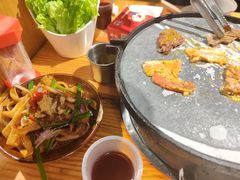 铁板炒粉-胖记烤肉(江汉路店)