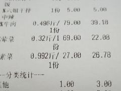 账单-成都你六姐·牛肉冒菜·麻辣香锅(长泰广场店)