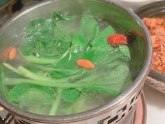 水煮鸡毛菜-初蓉丨遇见新川菜(亲贤街荣耀店)