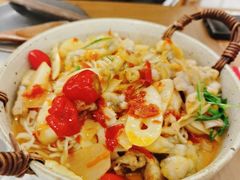 泡椒美蛙拌面-十面欢腾·海鲜面·台式Bistro(长乐路店)