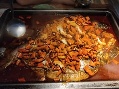 香辣凌波烤鱼-探鱼·鲜青椒爽麻烤鱼(西南商都店)