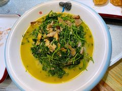 蚌肉金花菜-香阁餐厅·常州菜·常州菜代表品牌(新北奥体店)