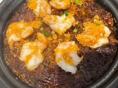 蒸锅蒜蓉粉丝蒸虾-船歌·鱼水饺青岛菜(国贸商城店)