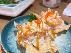 霜降三文鱼一口脆-桃太郎寿司料理(南坪店)