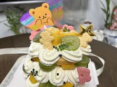 -芒果与甜纯动物奶油蛋糕&甜品台定制