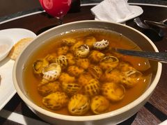 古越陈酿煮花螺-杭州西子湖四季酒店·金沙厅