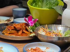 -明洞阿姨·韩式酱蟹烤肉·创意料理(三元桥店)