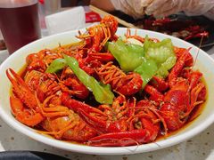 一大盆十八香大虾-沪小胖·小龙虾·蓝龙王(八佰伴店)