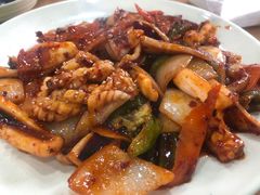 辣炒鱿鱼-贤花饭店(城阳店)