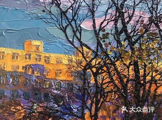 厚重的颜料配上刮刀法，绝了