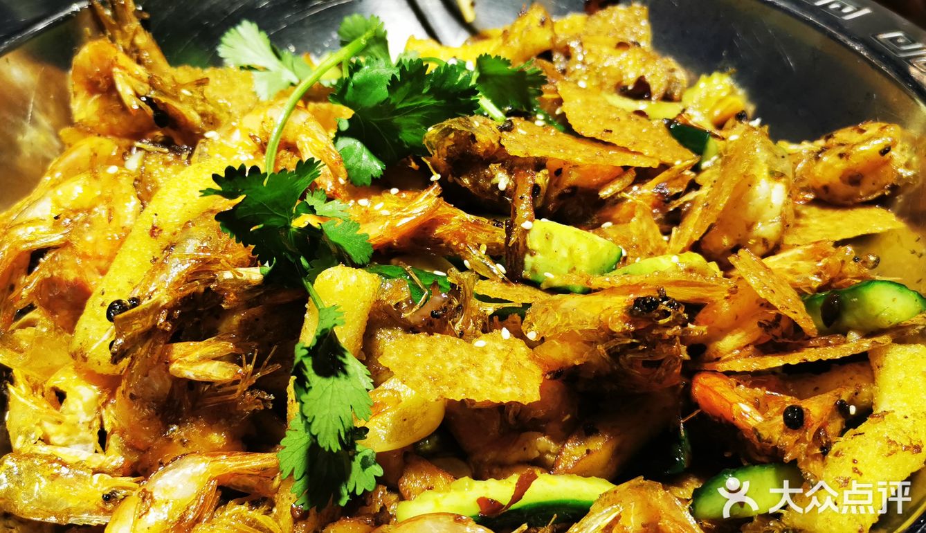 里面的芋头条味道很好！