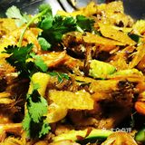 里面的芋头条味道很好！