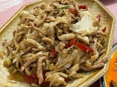 泡菜炒肉丝-乐乐餐厅(湘子庙街店)