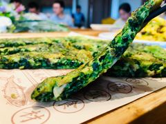 蛤肉菠菜饼-新海渔港·胶东海鲜家常菜·家宴(奥体中心店)