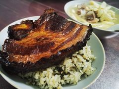 老板娘店的走油肉赞-谈灵农家柴爿菜饭