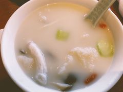 竹荪丝瓜鱼片汤-镇江苏宁万豪酒店-苏筵中餐厅