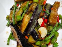 茄子豇豆-鸡毛店·川菜(双楠店)
