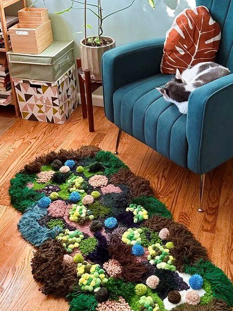 🌸这手工地毯绝了