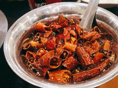 现炸辣椒油-情忆草原涮肉馆