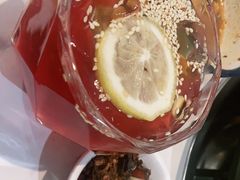 玫瑰红糖冰粉-黔派·贵州烙锅烤肉·米粉(车公庙店)