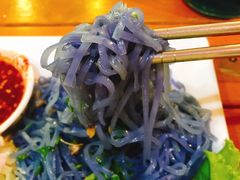 -蝶豆花蓝面条
