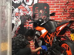 -摩道团机车工坊 摩托车维修 精洗店