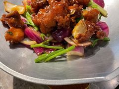 蒜香蜜汁排骨-绿茶餐厅(天津天河城店)