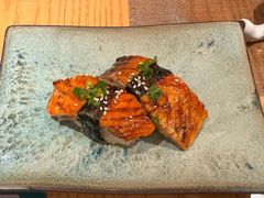 烧三文鱼皮寿司-爱米粒家