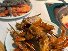 -绿岛港轩海鲜烤肉涮锅自助餐厅