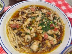 麒麟酱蒸鱼片-荆九爷爆炒桥头三嫩(浙大店)