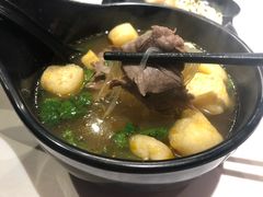 油豆腐牛肉粉丝汤（咖喱）-小杨生煎(龙之梦购物中心店)