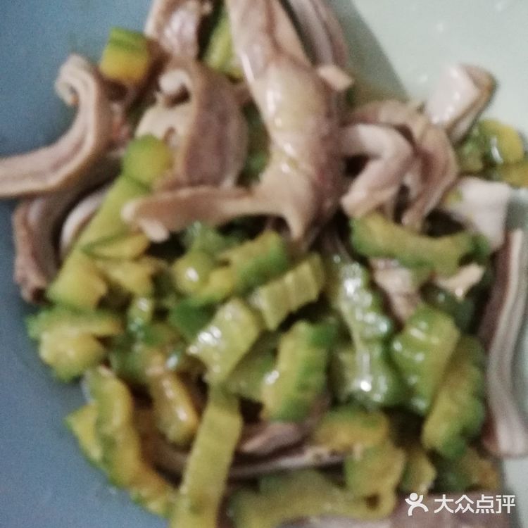 猪肚丝炒苦瓜